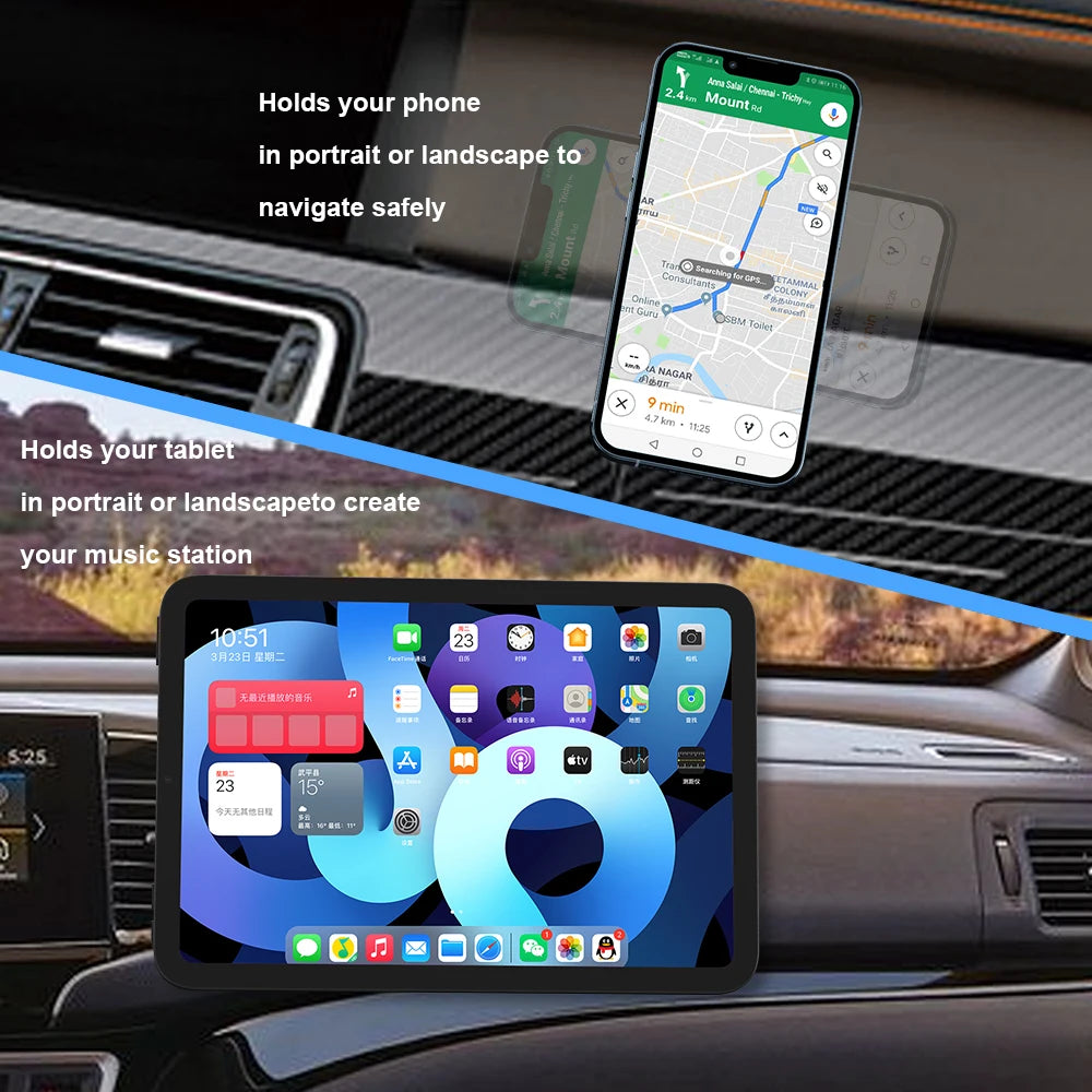 Magnetic Car Phone Mount - Universal Dashboard Holder